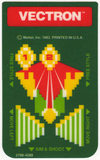 Vectron - Intellivision Overlay front scan