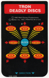 TRON: Deadly Discs - Intellivision Overlay front scan