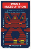 TRON: Maze-A-Tron - Intellivision Overlay front scan