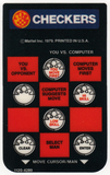 Checkers - Intellivision Overlay front scan