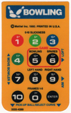 PBA Bowling - Intellivision Overlay front scan