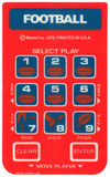 NFL Football - Intellivision Overlay front scan