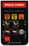 Space Hawk - Intellivision Overlay front scan