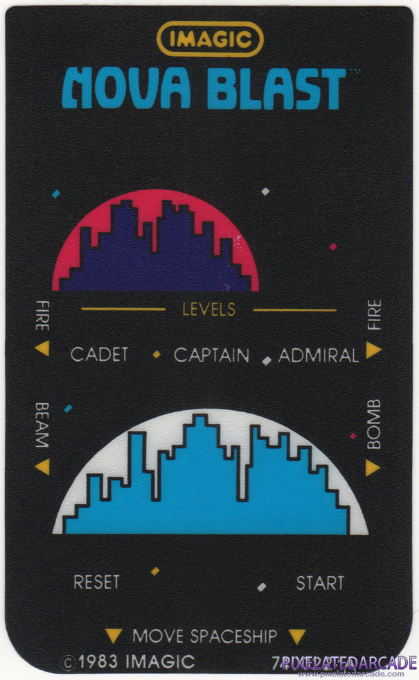 Nova Blast - Intellivision Overlay front