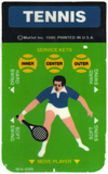 Tennis - Intellivision Overlay front scan