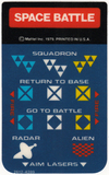 Space Battle - Intellivision Overlay front scan