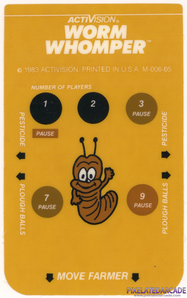 Worm Whomper - Intellivision Overlay front