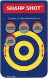 Sharp Shot - Intellivision Overlay front scan