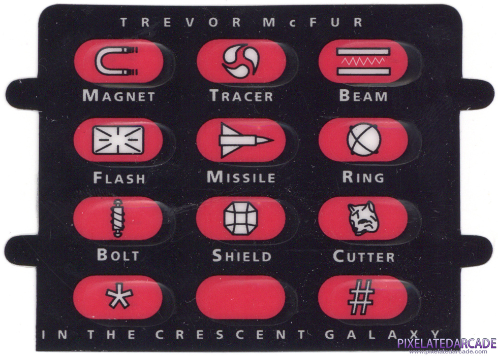 Trevor McFur in the Crescent Galaxy - Atari Jaguar Overlay front