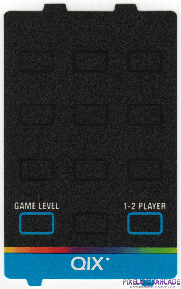 Qix - Atari 5200 Overlay front