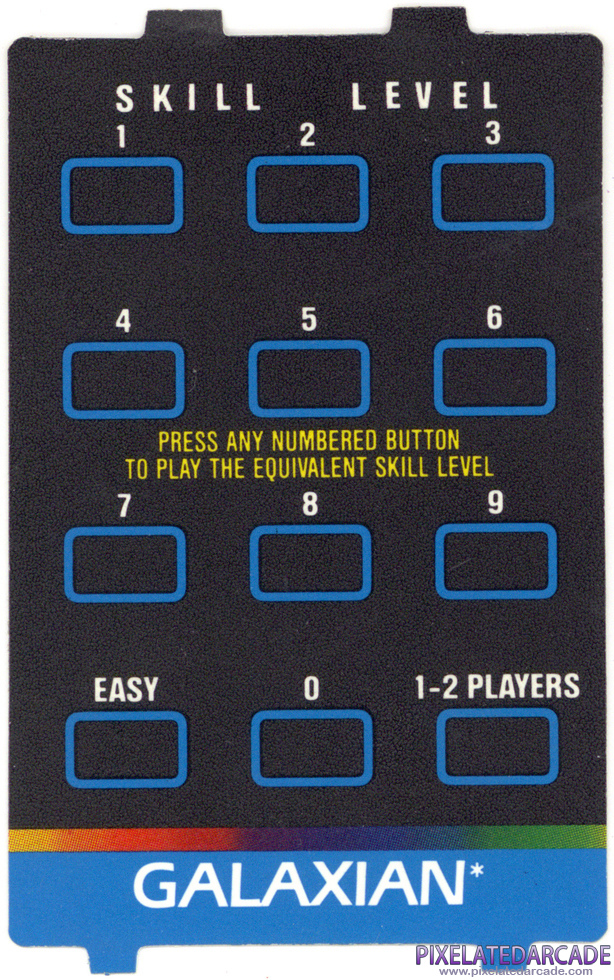 Galaxian - Atari 5200 Overlay front