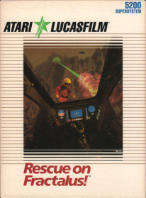 Rescue on Fractalus front cover