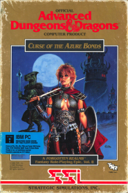 Curse of the Azure Bonds box front