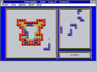 Pentomino Windows screenshot