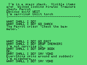 TI-99/4A version of Pirate Adventure