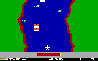 IBM PCjr version of River Raid