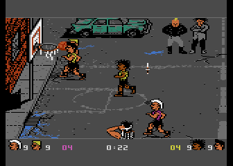 Atari 7800 version of BasketBrawl