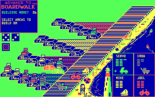 IBM PC version of Advance to Boardwalk
