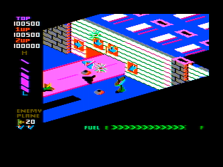 IBM PC version of Super Zaxxon