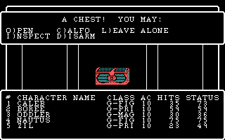 IBM PC version of Knight of Diamonds