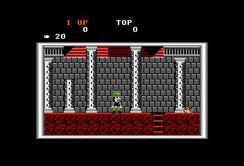 Color Computer 3 version of Super Pitfall