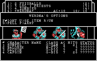 IBM CGA version of Wizardry IV