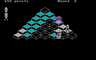 IBM PC version of Bert and the Snake