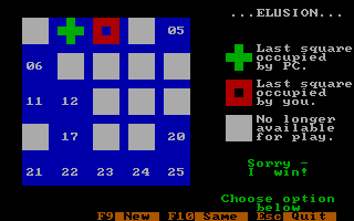 Elusion, one of the four Strategy Games