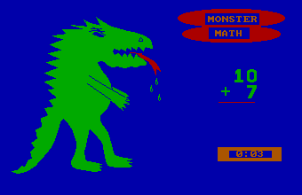 Monster Math for the IBM PC