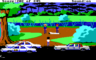 IBM EGA version of Police Quest