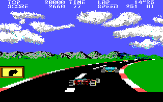 IBM EGA version of Pole Position II