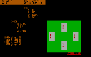 IBM PC version of Bridge 5.0