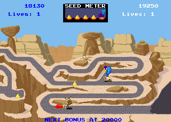 Arcade version of Road Runner