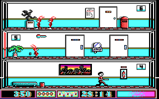IBM EGA version of Avoid the Noid