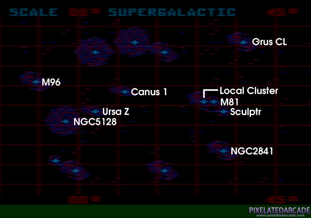 Super galactic scale map (detail)