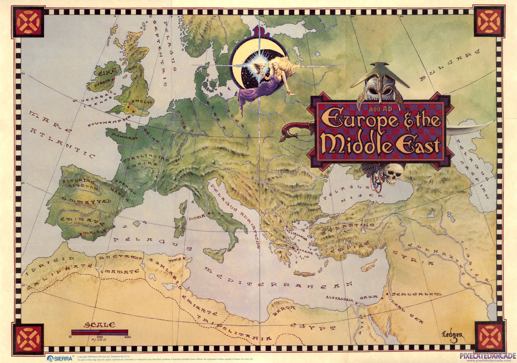 Europe & the Middle East Map
