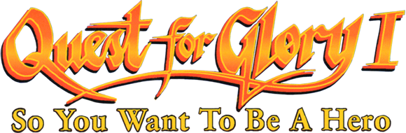 Quest for Glory I: So You Want To Be A Hero logo