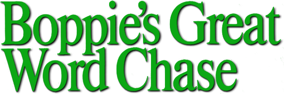 Boppie's Great Word Chase logo
