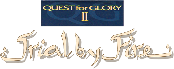 Quest for Glory II: Trial by Fire logo