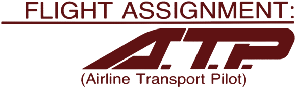 Flight Assignment: A.T.P. (Airline Transport Pilot) logo