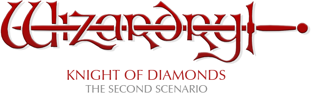 Wizardry: Knight of Diamonds - The Second Scenario logo