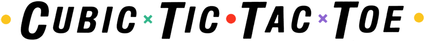 Cubic Tic Tac Toe logo