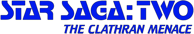 Star Saga: Two - The Clathran Menace logo