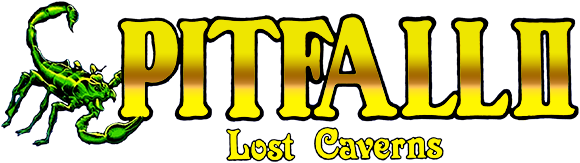 Pitfall II: Lost Caverns logo