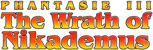 Phantasie III: The Wrath of Nikademus logo