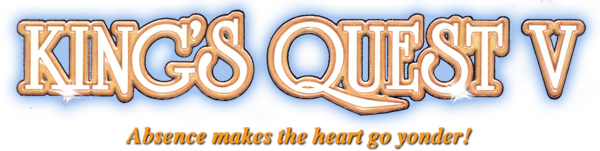 King's Quest V: Absence Makes the Heart Go Yonder! logo
