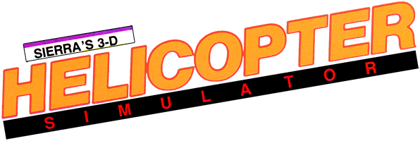Sierra's 3-D Helicopter Simulator logo