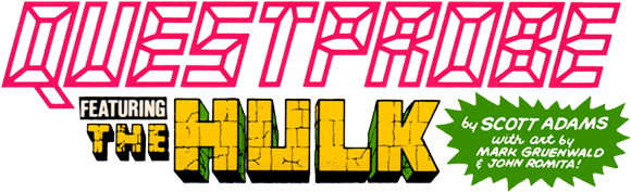 Questprobe featuring The Hulk logo