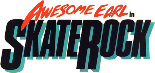 Awesome Earl in SkateRock logo