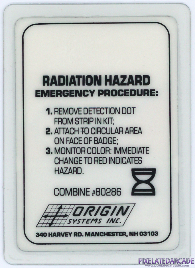 Bad Blood Package Contents: ID card - Back